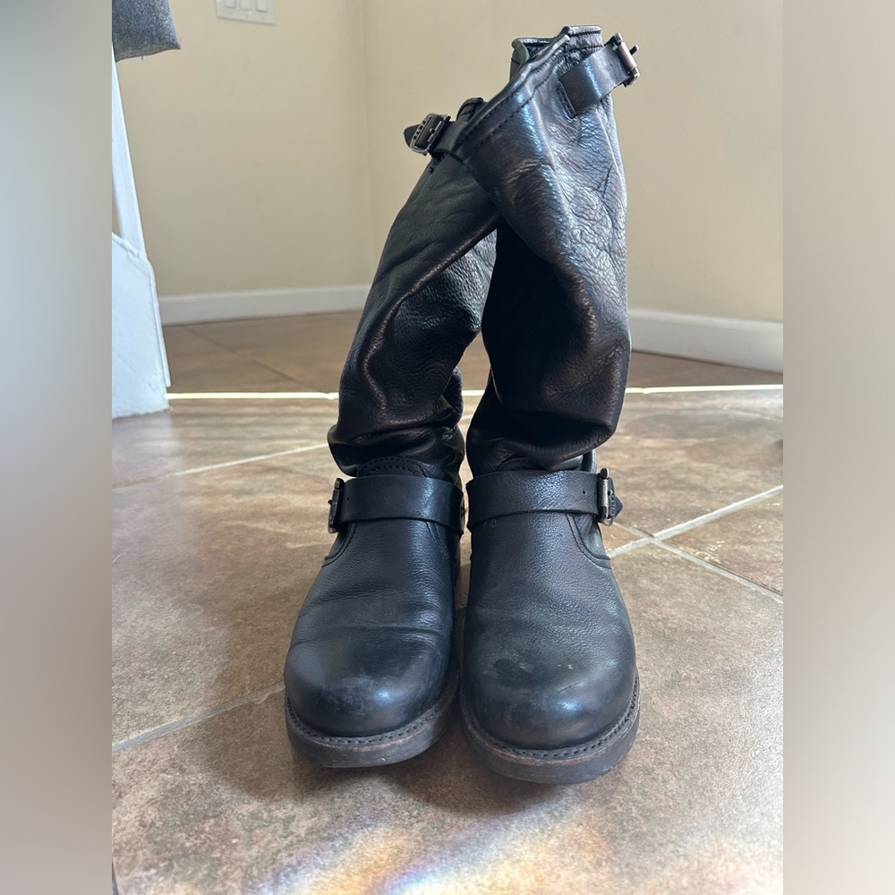 Veronica slouch extended calf Frye boots- sz7